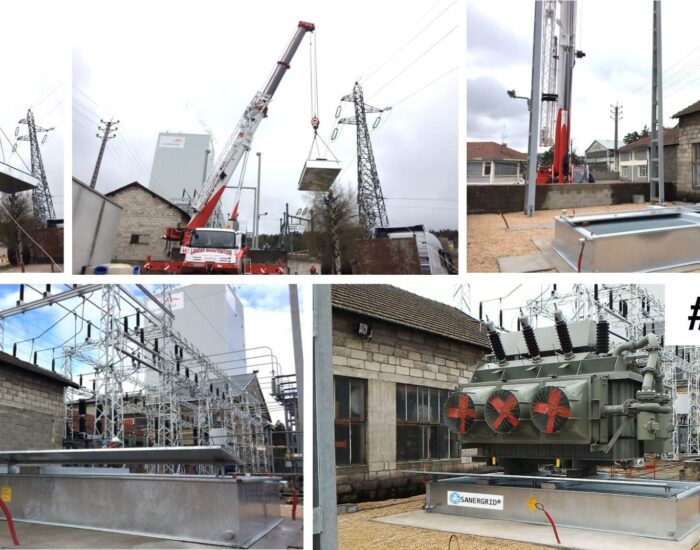 Bac de retention Anti feu ERT pour Transformateur a huile dielectrique