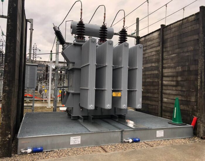 Bac de retention Anti feu ERT modula pour Transformateur a huile dielectrique