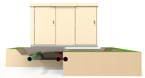Poste de transformation pour application photovoltaïque à onduleurs string